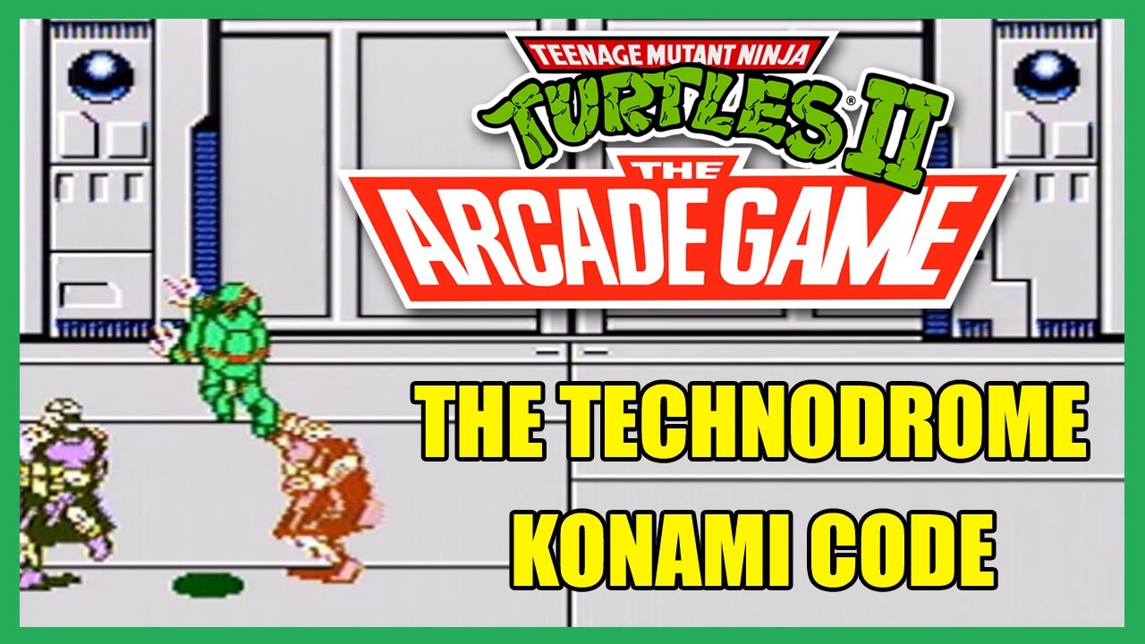 Teenage Mutant Ninja Turtles II The Arcade Game (NES) - Scene 7 The Technodrome [Konami Code] Ending