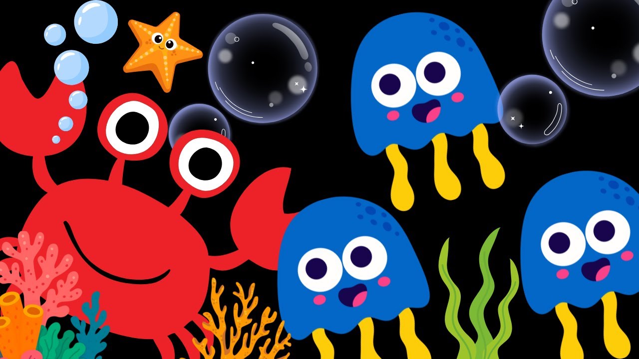 Baby Sensory Ocean Colors with Visual Stimulation and High Contrast #babysensoryvideos #babysensory