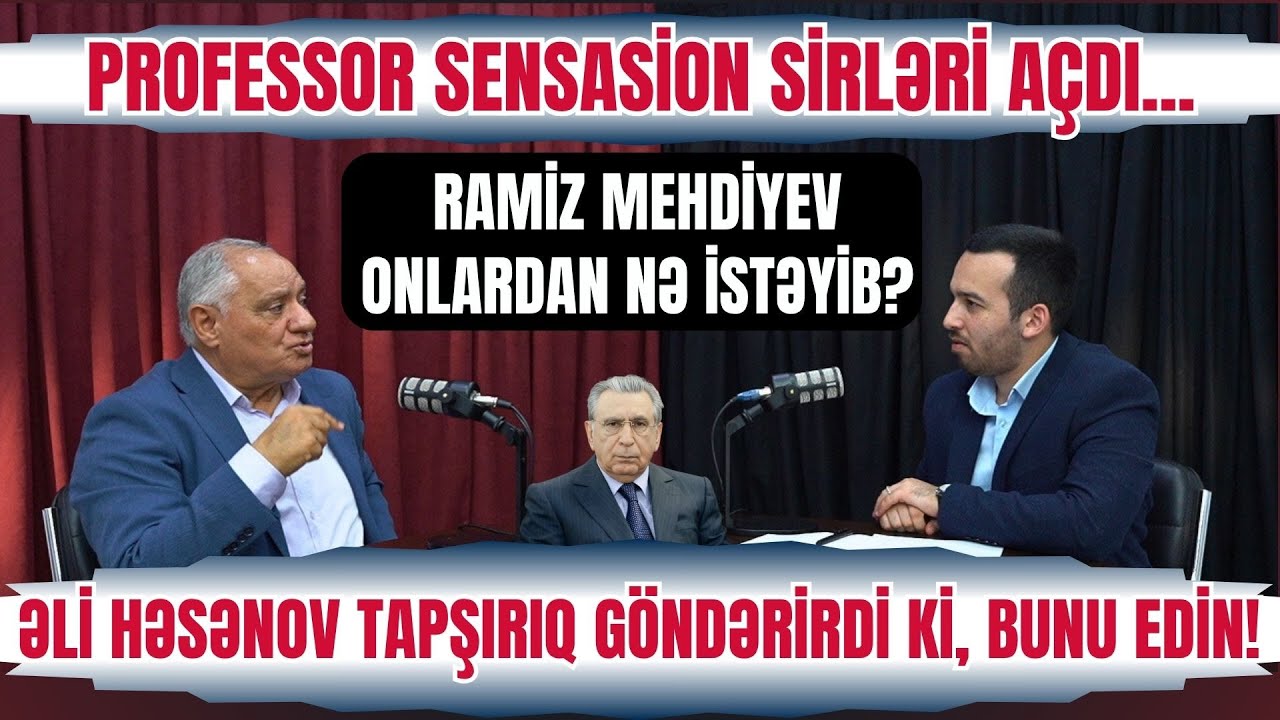 PROFESSOR RAMİZ MEHDİYEVİN QARA QUTUSUNU A&Ccedil;IB-T&Ouml;KD&Uuml; - ŞOK SİRLƏR &Uuml;ZƏ &Ccedil;IXDI