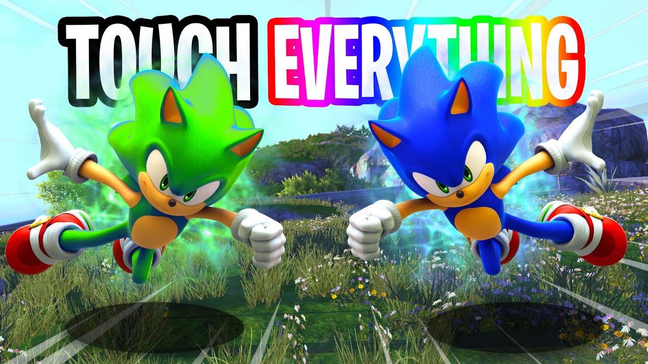 How Fast Can WE Touch EVERYTHING in Every Sonic Game?