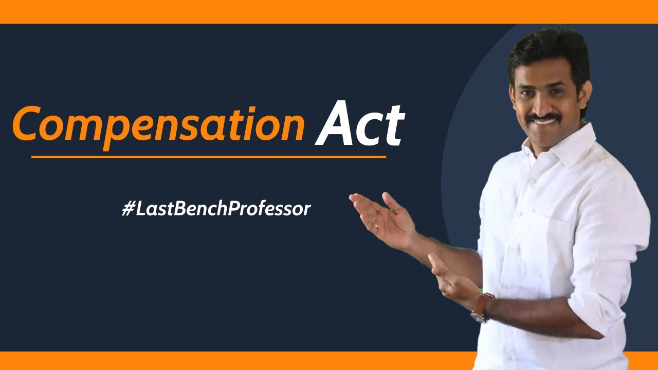 Employees compensation act 1923 Tamil | Last Bench Professor | Labour law in Tamil