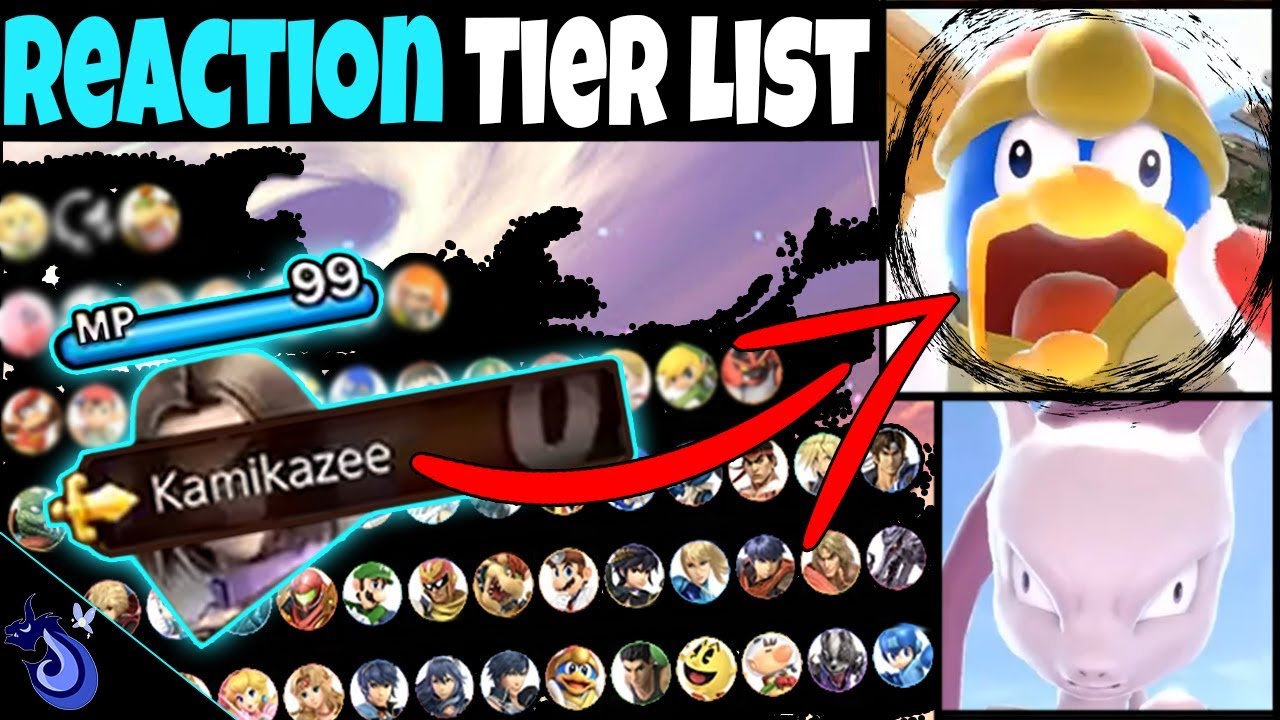 Smash Ultimate Tier List But based on their Reaction