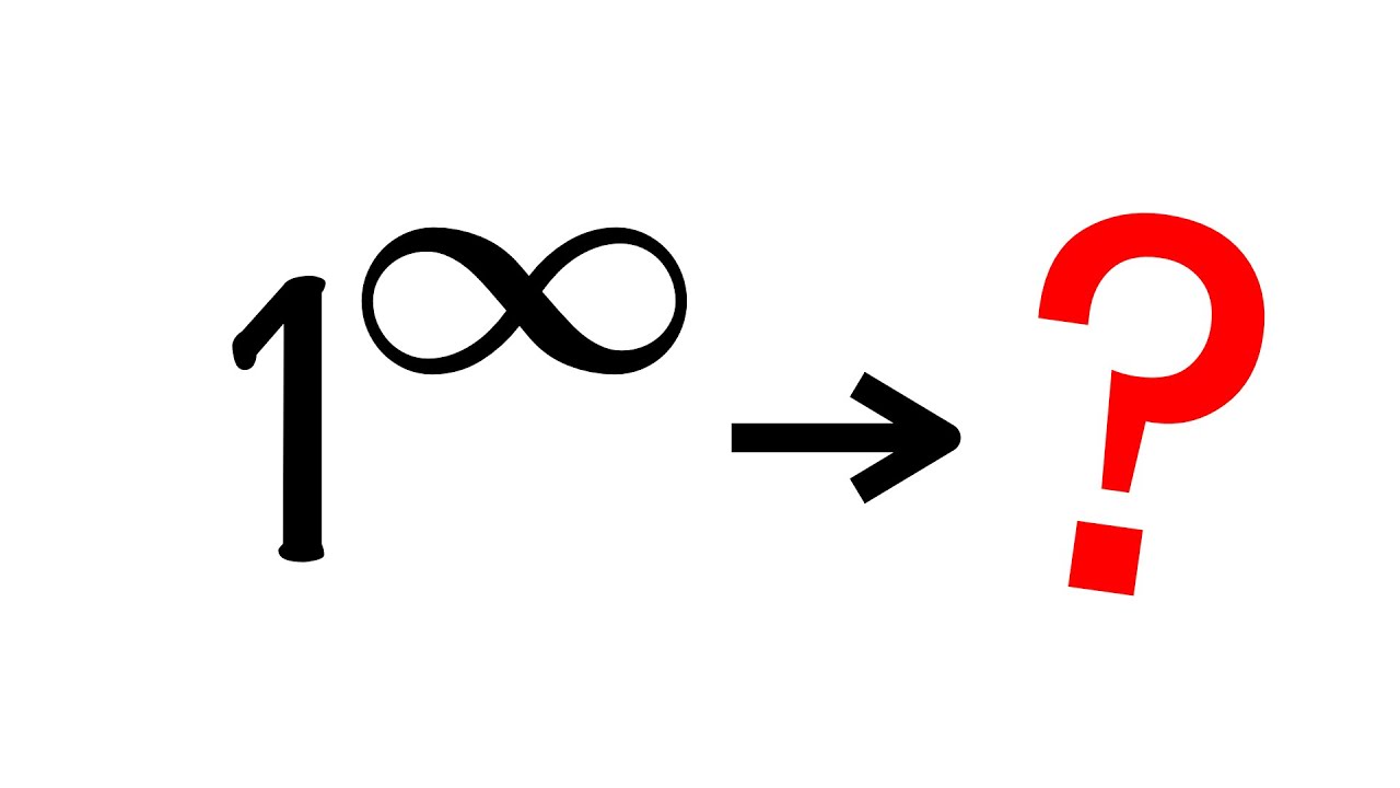 when we have 1^infinity limit indeterminate form