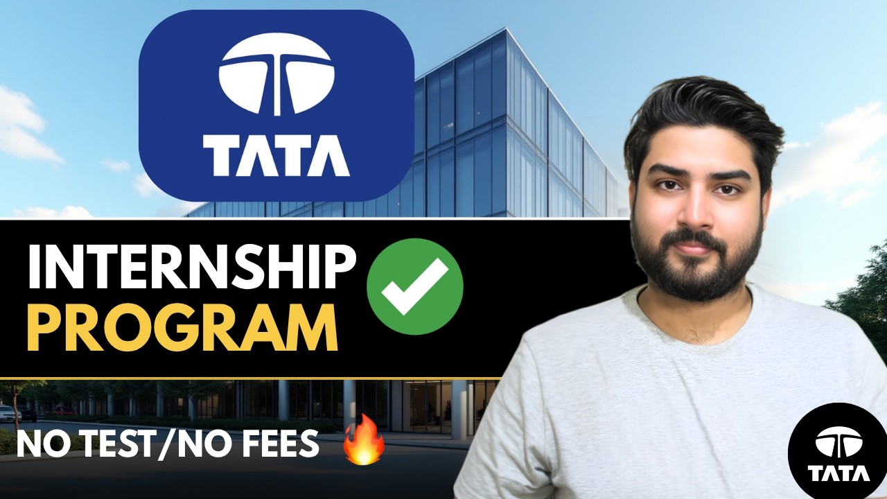 Стажировка и курс в TATA (бесплатно) 2026 🔥 Бесплатный сертификат | Подайте заявку прямо сейчас