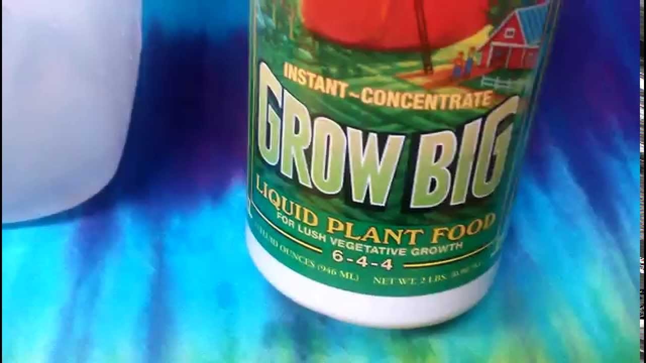 Grow Big Feeding for Quick Nitrates