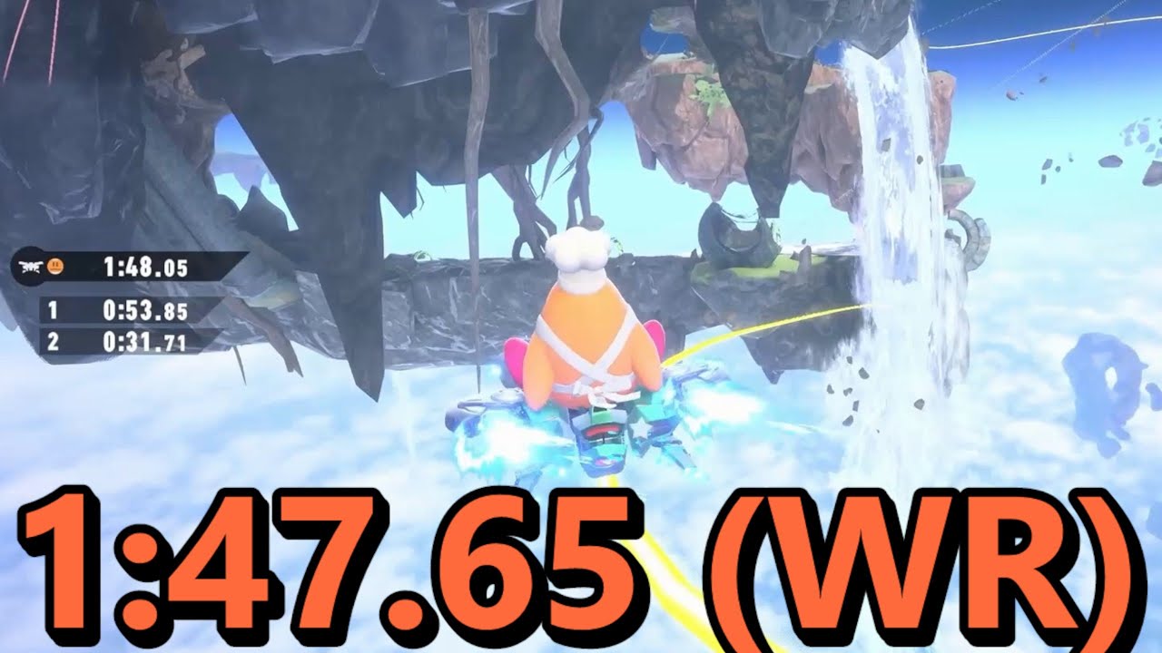 (WR) Kirby Air Riders - Airtopia Ruins in 1:47.65