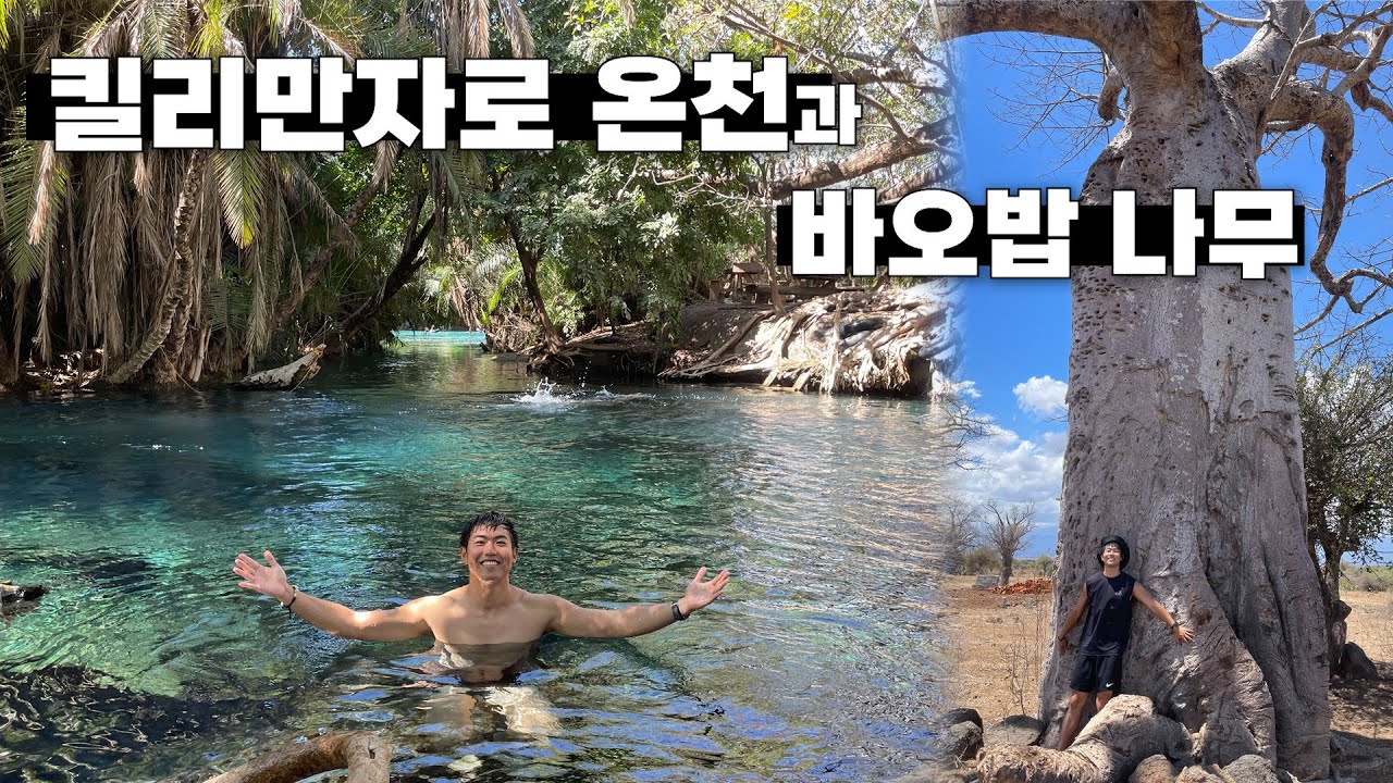 탄자니아 모시에서 유명한 챔챔온천 가보기 (feat. 바오밥나무) - 【탄자니아 3】