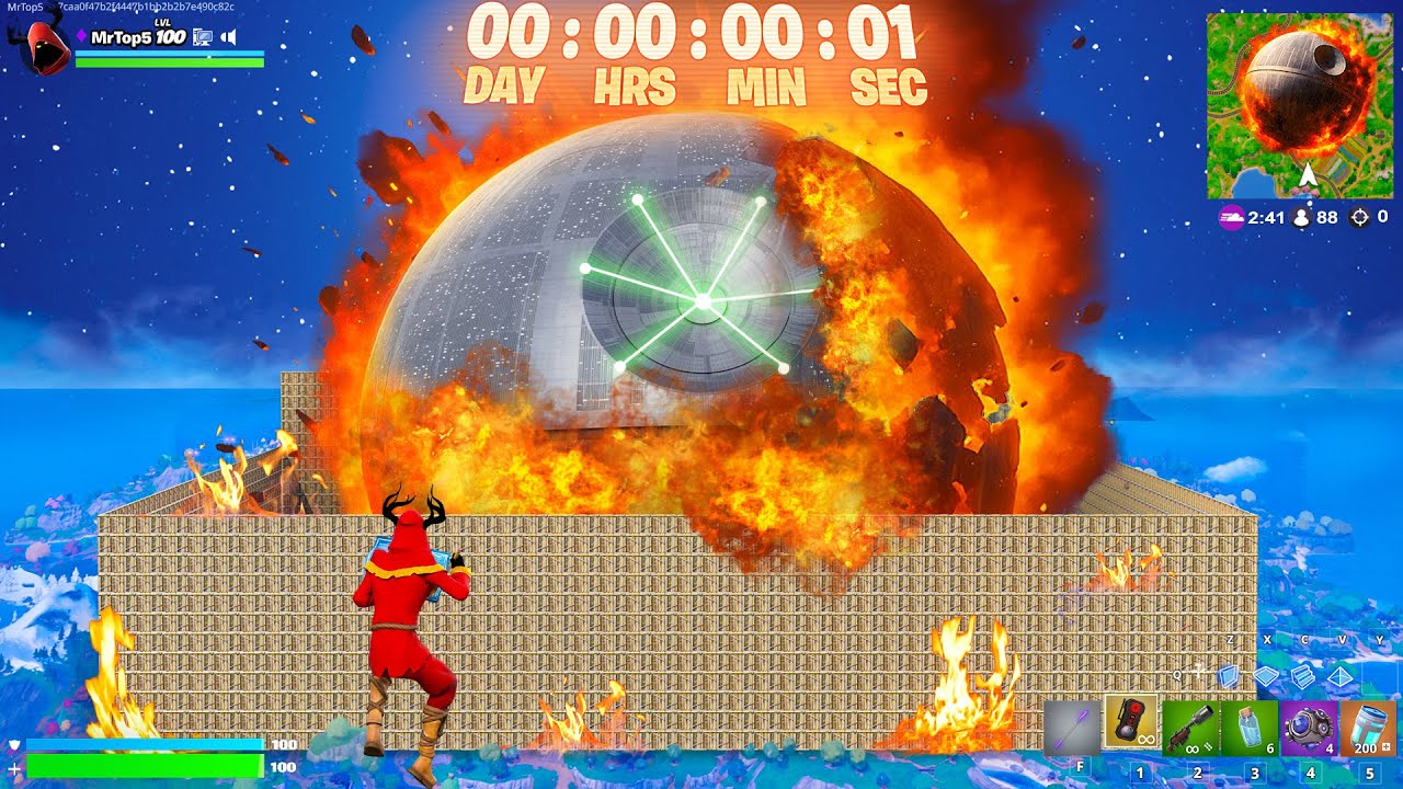 I Tried STOPPING The Death Star LIVE EVENT! (Fortnite)