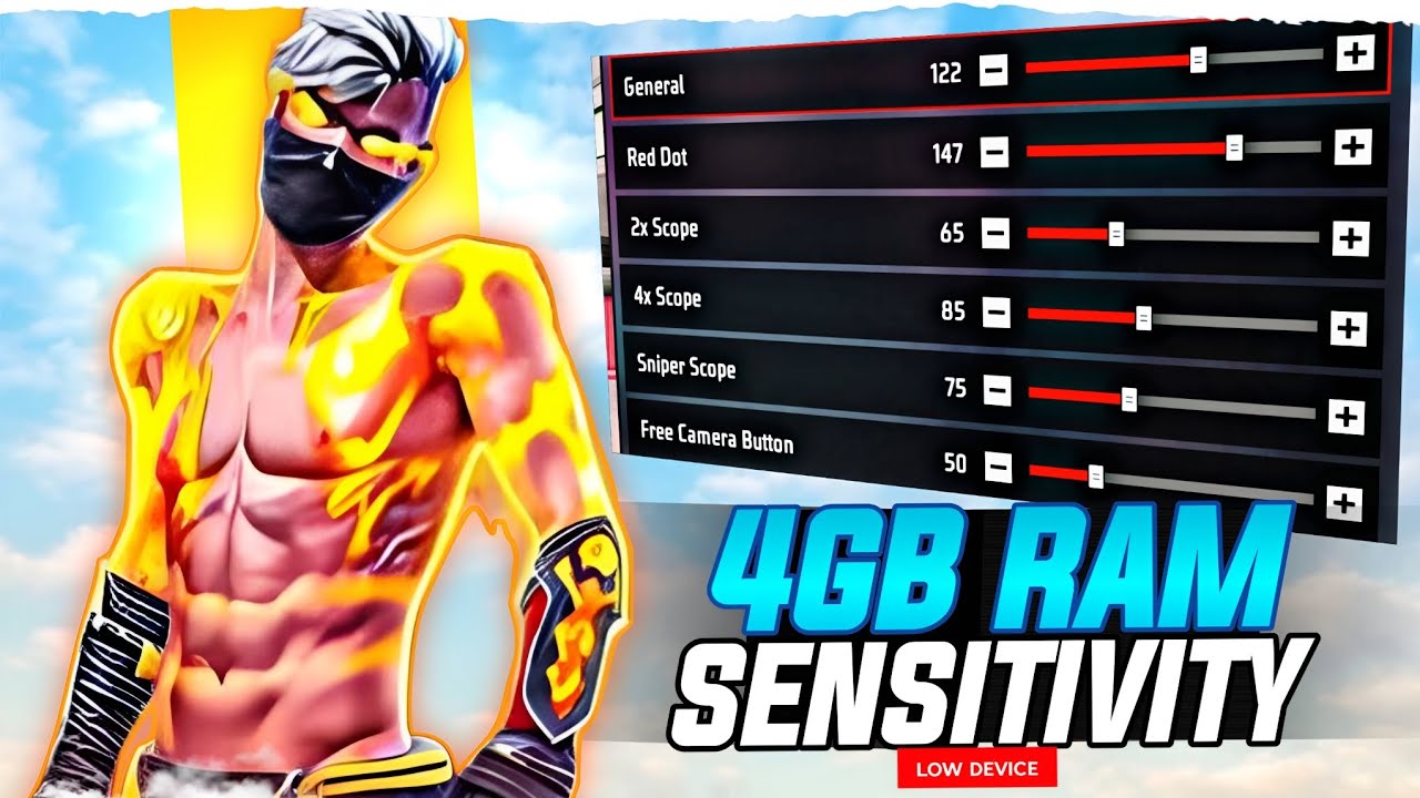 4gb Ram Sensitivity In Free Fire 🔥| Secret Sensor | 4gb ram sensitivity 2026 🤯