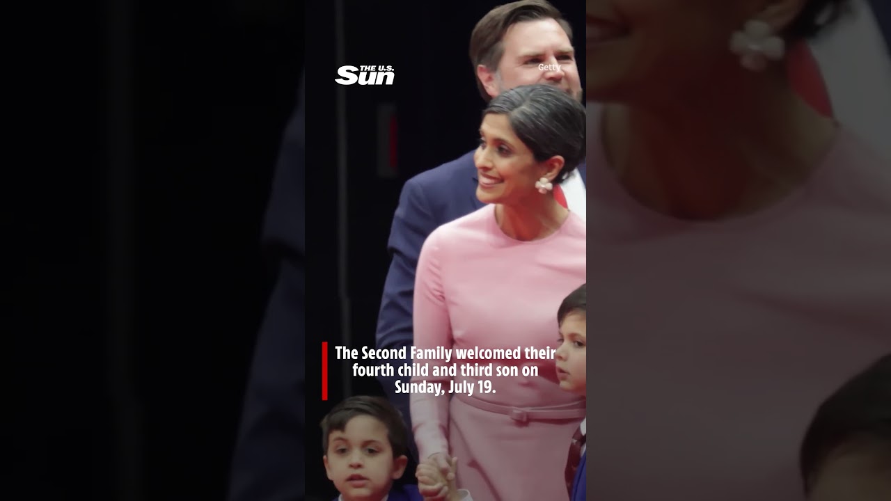 Trump shares first picture of Usha and JD Vance's 'perfect baby'  #trump #whitehouse #donaldtrump