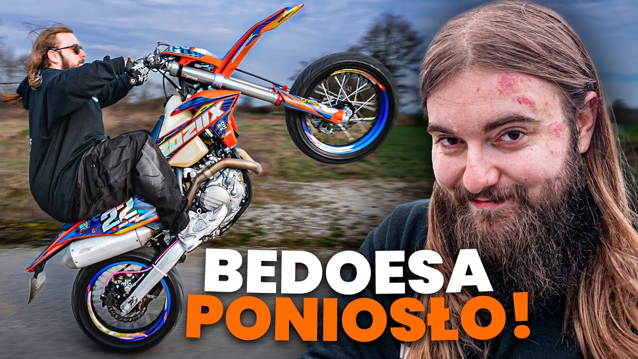 UCZYMY BEDOESA JEŹDZIĆ NA JEDNYM KOLE