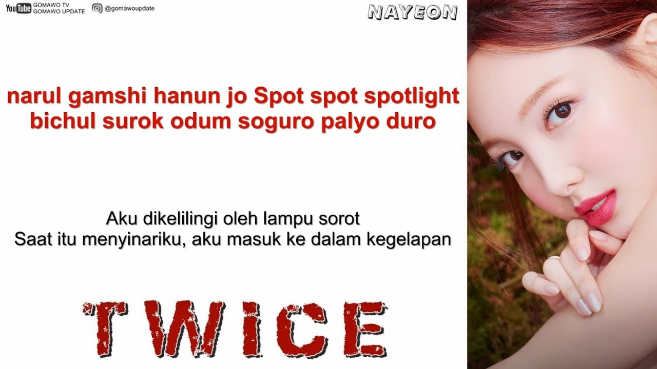 TWICE - I CAN'T STOP ME EASY LYRICS/INDO SUB by GOMAWO