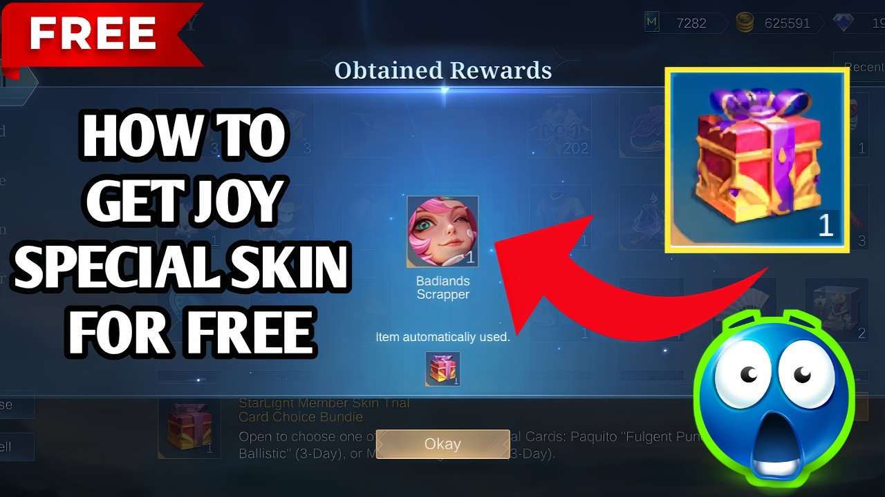 How to get Joy Special Skin for free | Mobile Legends #mlbb #mobilelegends #freeskins 
