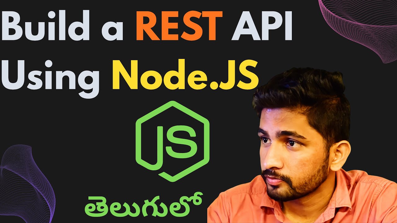 Build A REST API Using Node.js | FullStack Project Building From Scratch In Telugu 2025