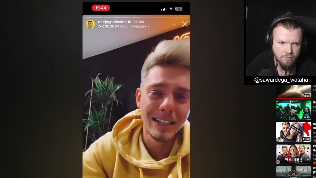 WARDĘGA OGLĄDA OŚWIADCZENIE DEEJAYPALLASIDE | PANDORA GATE SHOT Z LIVE