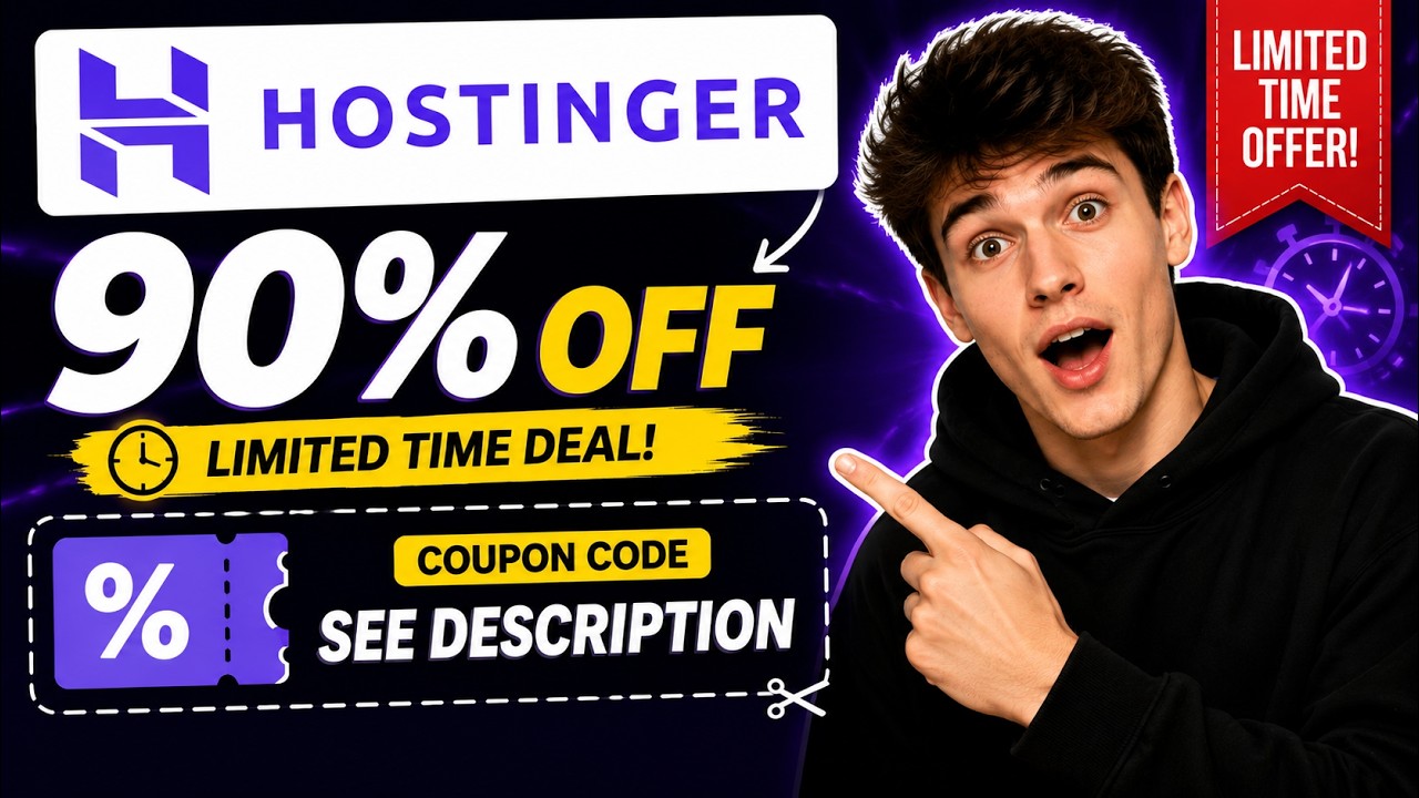 Hostinger Coupon Code 2026 🔥 + hPanel Explained (Official Discount Guide)