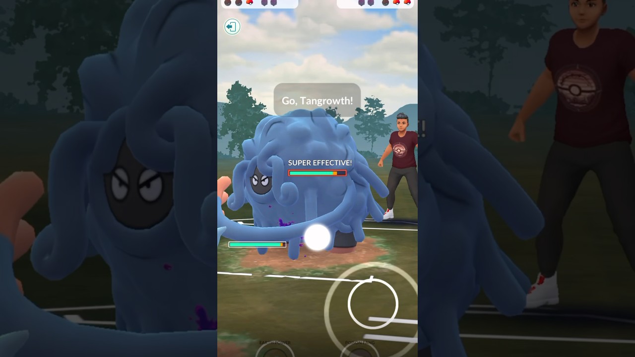 Opponent&rsquo;s mistake was bringing Tangrowth 🤦&zwj;♂️😂 #shorts #gobattleleague #pokemongo