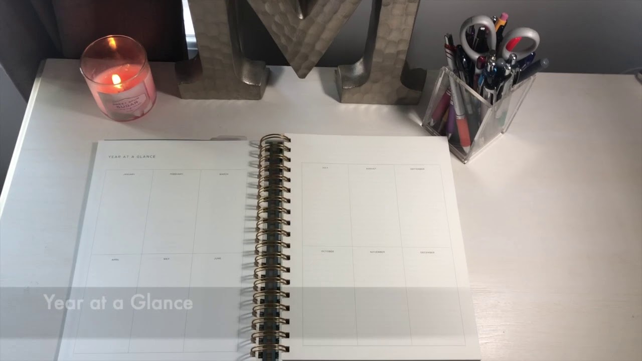 EMPTY PLANNER FLIP THROUGH: GOLDEN COIL PLANNER - 2019