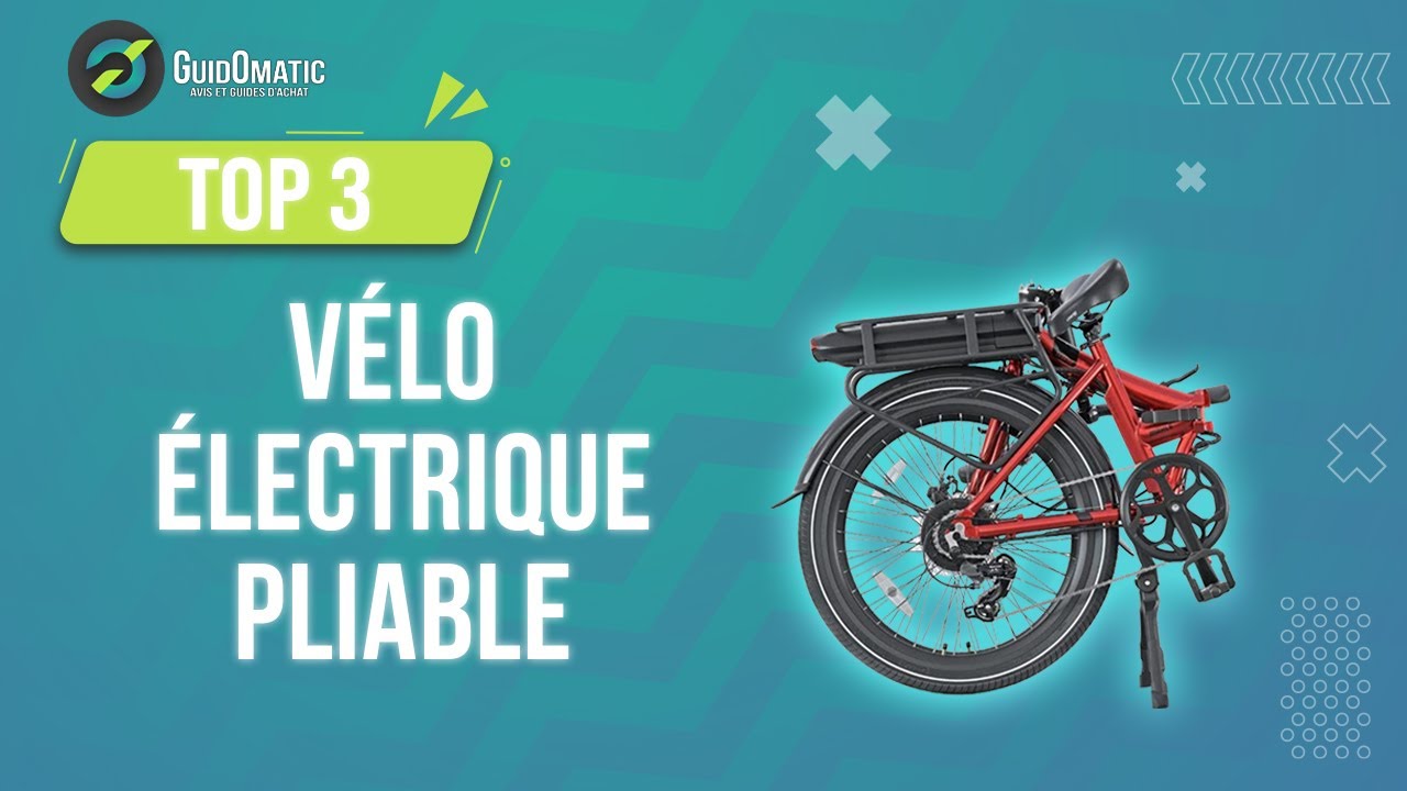 ⭐️ TOP 3 : VELO ELECTRIQUE PLIABLE 2023