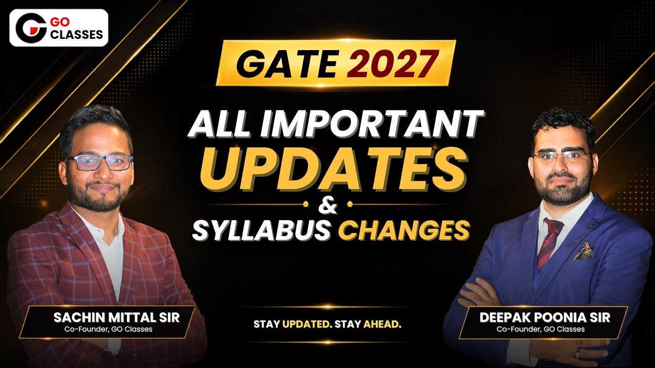 GATE 2027 Complete Analysis | GATE CSE & DA Syllabus Changes