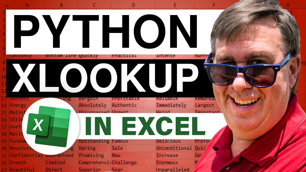 Excel - Master LOOKUP in Python with step-by-step tutorial | Excel Python XLOOKUP - Episode 2619