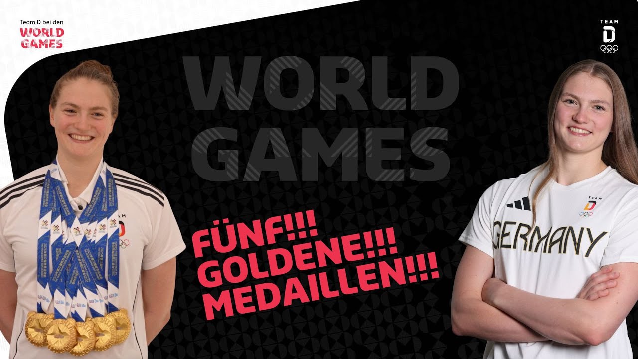 FETTE GOLDKETTE - Rettungsschwimmerin Nina Holt ist zweitbeste World Games-Athletin aller Zeiten