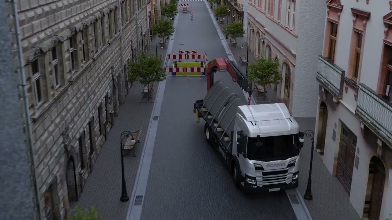 Animacja procesu renowacji kanalizacji z zastosowaniem metody reliningu krótkiego
