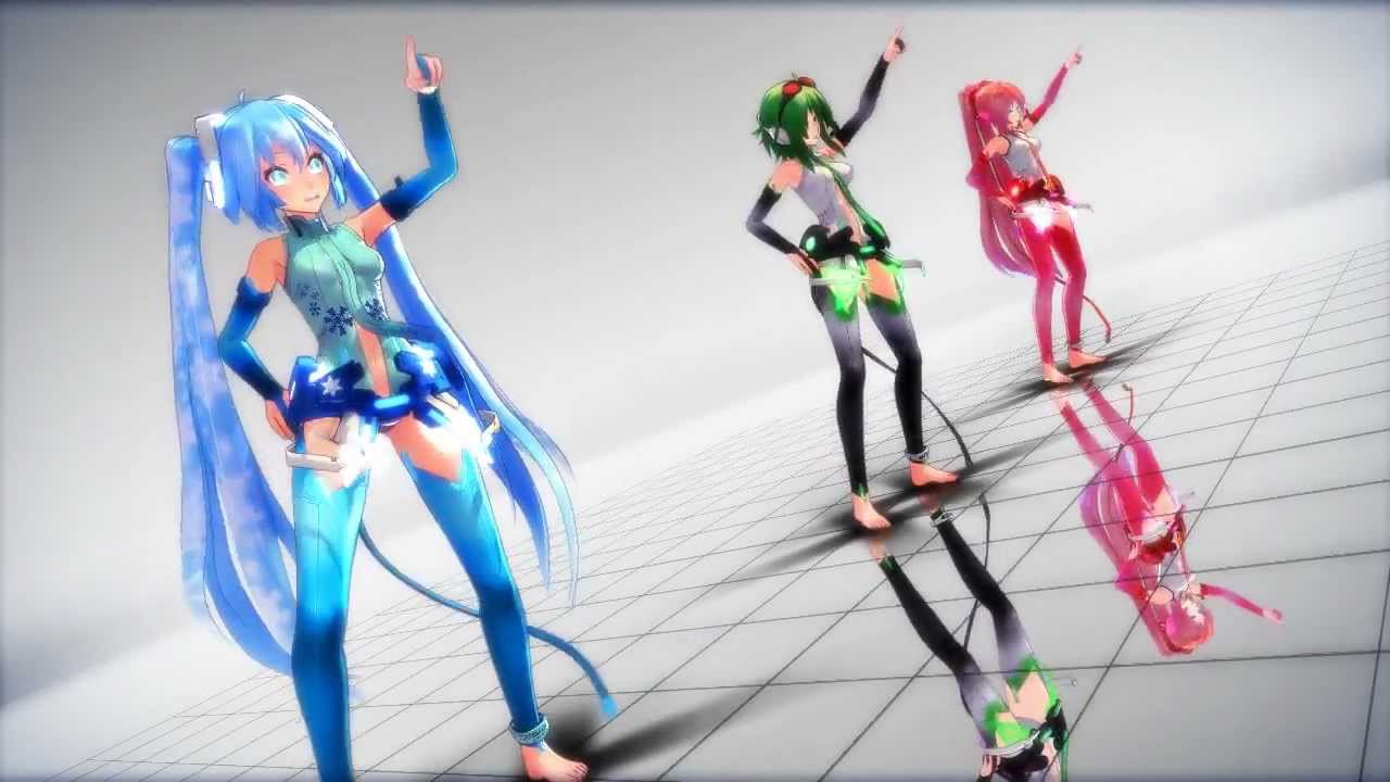 MMD - Shake It (TDA Gumi, TDA Winter Miku, TDA Agahat Luka)