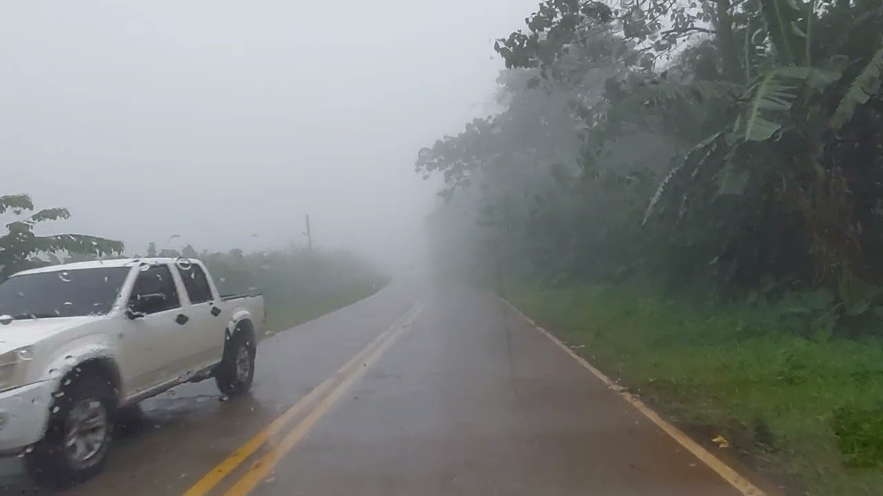 From Guinoyuran going to Valencia city. #roadtrip #foggy #vlog