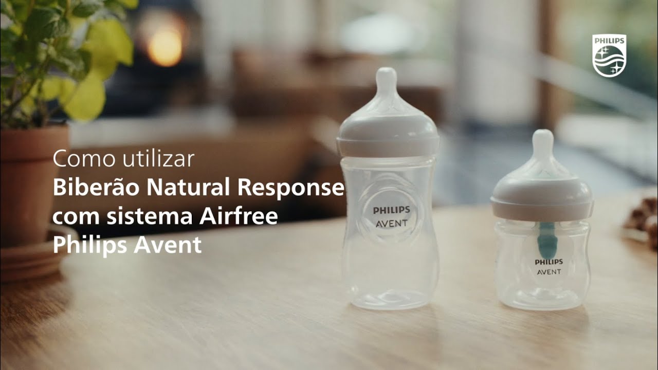 Philips Avent Biberão Natural Response sistema Airfree | Como utilizar