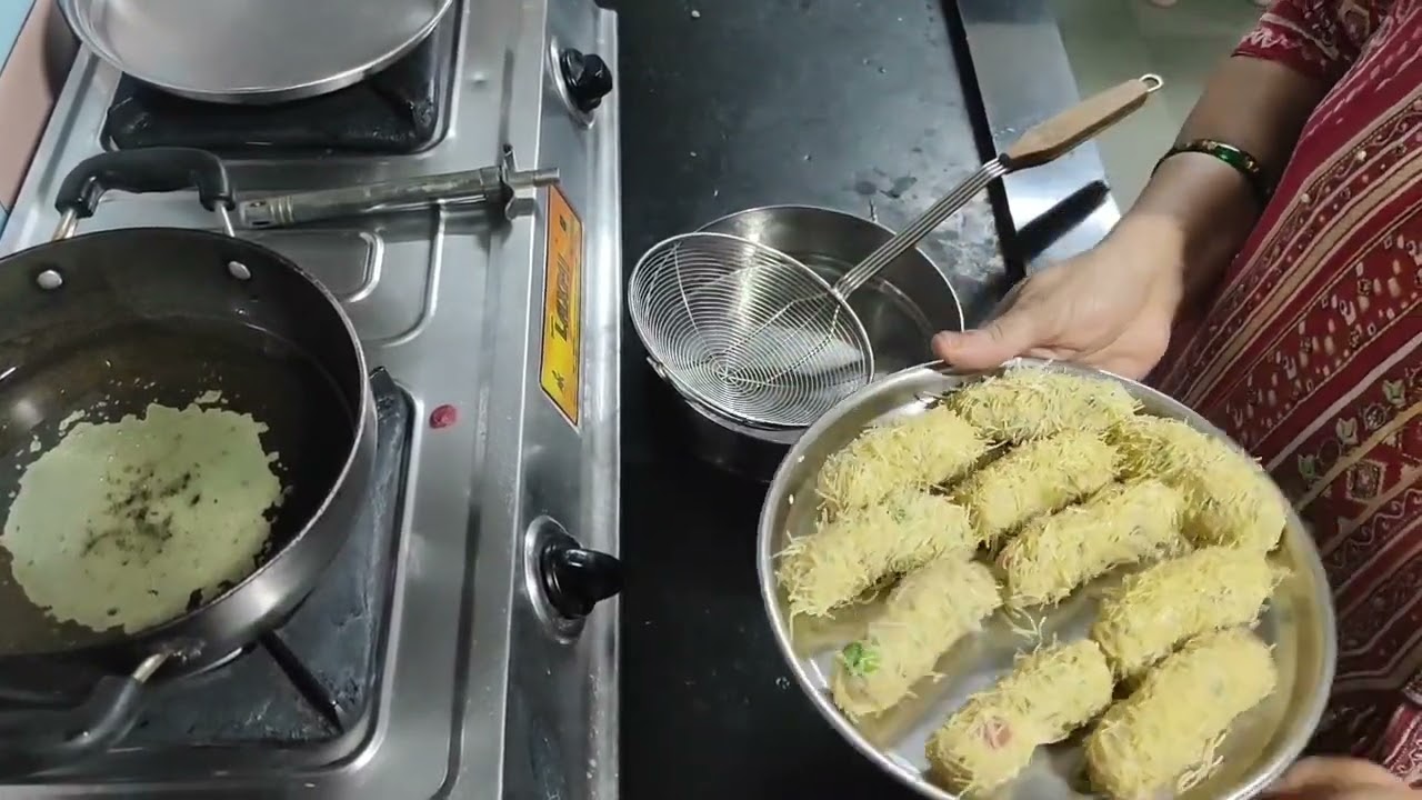 Crispy Veg Potato Roll Recipe | Easy Evening Snack at Home