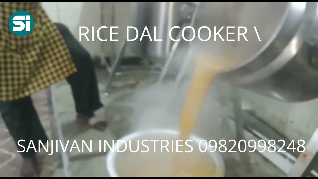 STEAM THERMIC HEATED RICE DAL SAMBAR VEGETABLE VESSEL     Sanjivan Industries is the most reputed