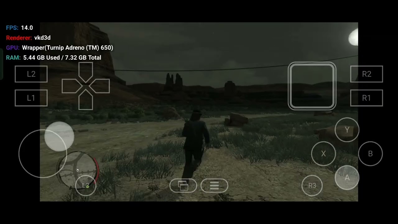 rdr 1 gameplay winlator best settings playable game sd870!