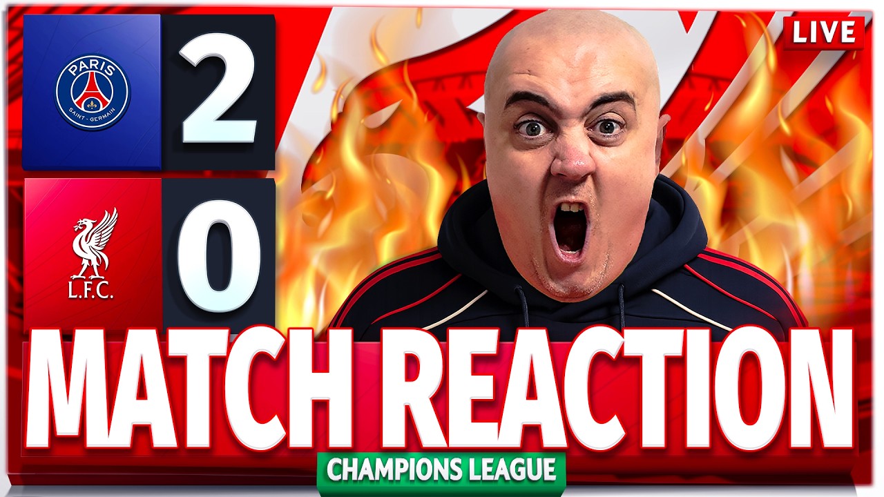 PSG 2-0 LIVERPOOL! Craig's LIVE Match Reaction