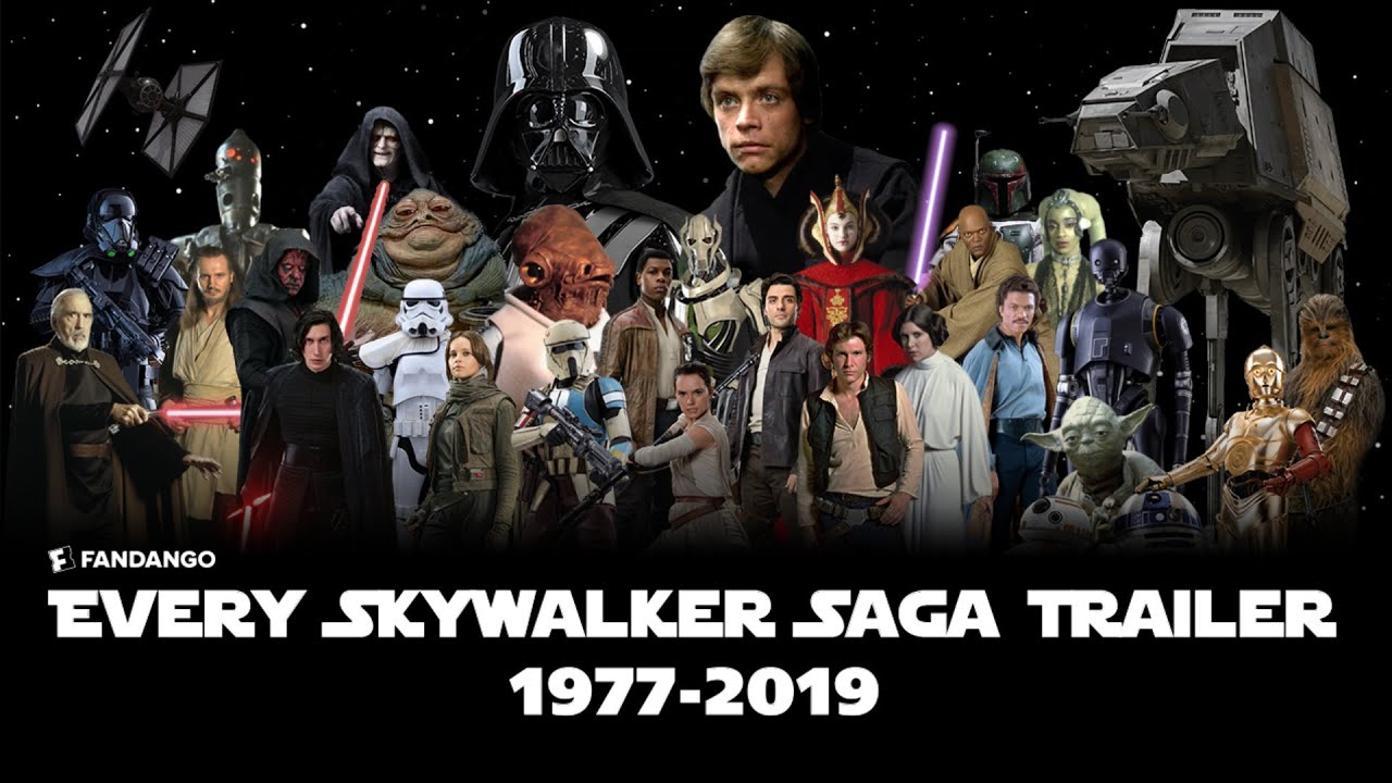 ALL Star Wars: Skywalker Saga Trailers (1977-2019) | Movieclips Trailers