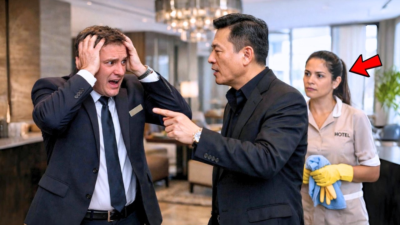 GERENTE ENTRA EM PÂNICO COM O MANDARIM DO MILIONÁRIO…E ENTÃO A FAXINEIRA RESPONDE EM CHINÊS PERFEITO