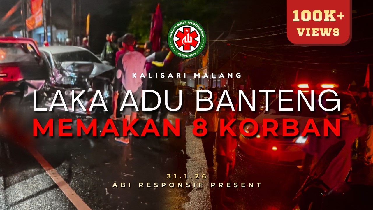 Respons Kecelakaan Beruntun Kalisari Malang | Headcam POV