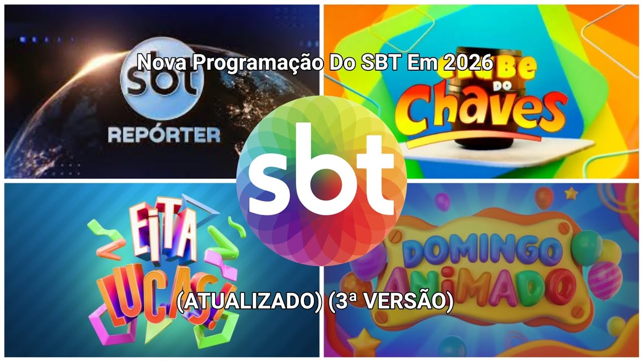 Nova Programa&ccedil;&atilde;o Do SBT Em 2026 (ATUALIZADO) (3&ordf; VERS&Atilde;O) (SIMULA&Ccedil;&Atilde;O)