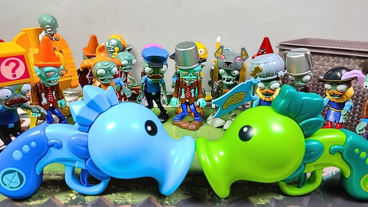 UNBOXING PLANTS VS ZOMBIES Toys | PVZ 2 ZOMBIES EDITION | Set de juego de Plantas contra Zombies