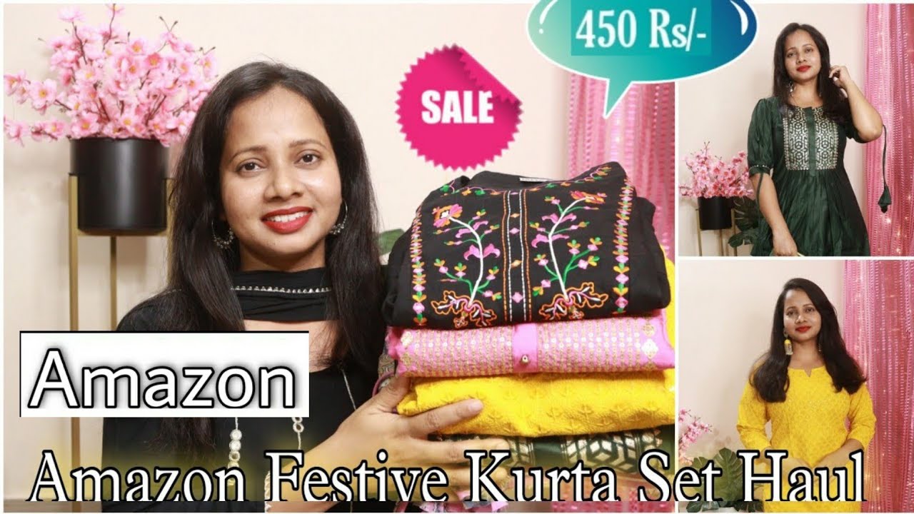 Amazon Kurta Palazzo Set Haul | Amazon Festive Kurti Haul & Review | Ranjana R
