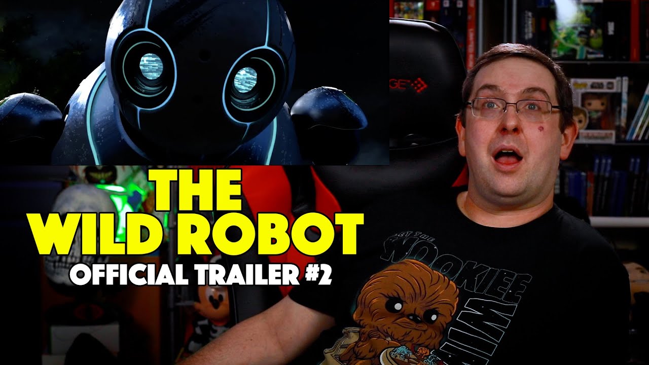 REACTION! The Wild Robot Trailer #2 - Lupita Nyong'o Movie 2024