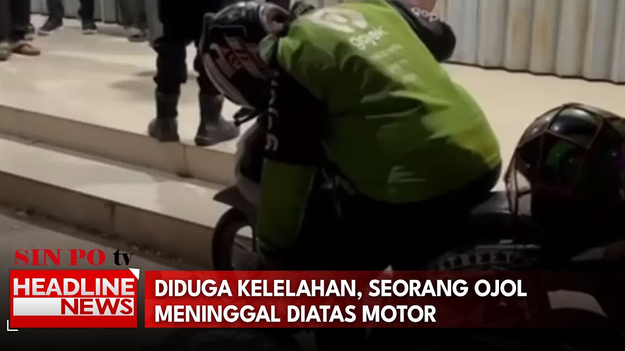 Diduga Kelelahan, Seorang Ojol Meninggal Diatas Motor