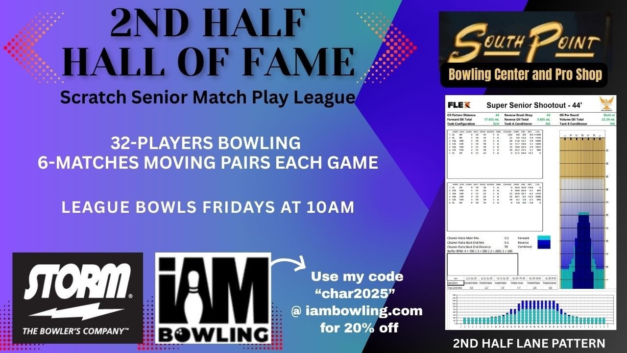 HOF 2nd Half Senior Scratch Matchplay League - Week 3 - 02/06/26