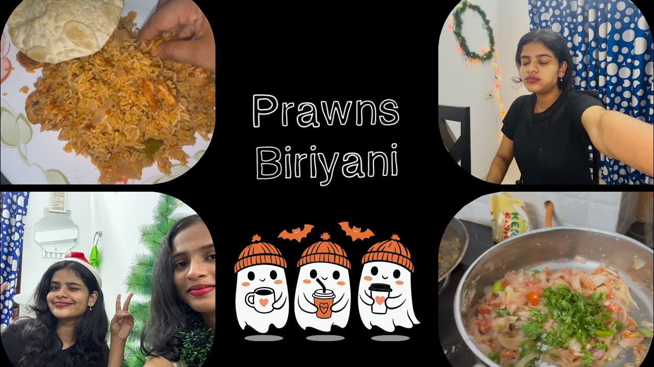 Adyamyiii Biriyani Vechu Guyss😋🍤#trending #christmas 