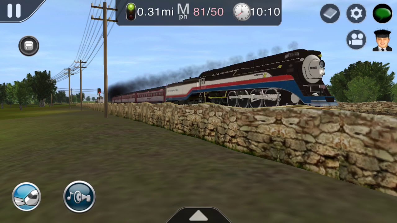 Trainz simulator # 57 the 4449 in full stride