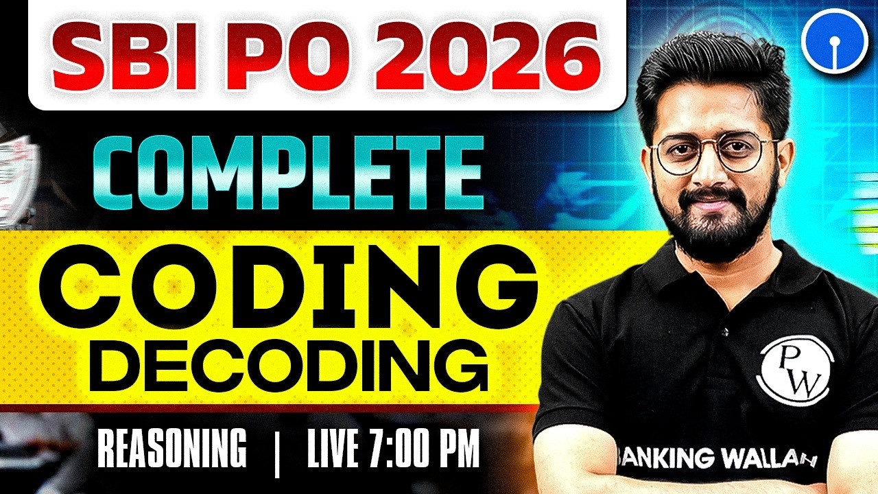 SBI PO Reasoning | Coding Decoding Reasoning | Complete Coding Decoding | by Sachin Sir