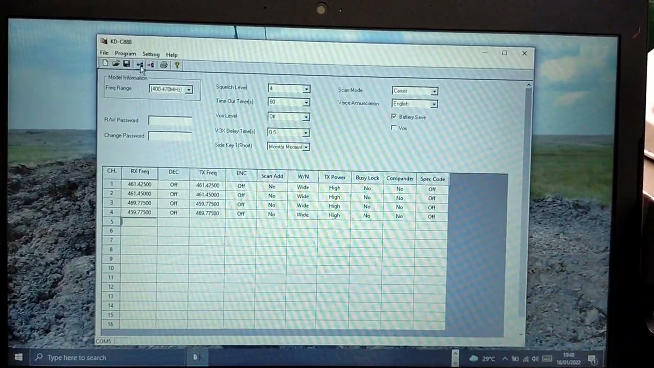 SETTING HT WLN KDC 888 PLUS (SOFTWARE)