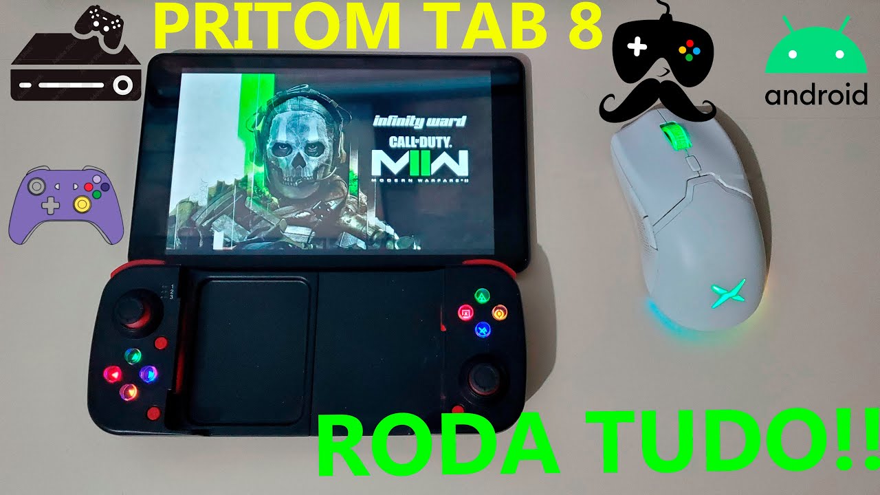 TABLET PRITOM TAB 8 TESTE EM JOGOS!!!