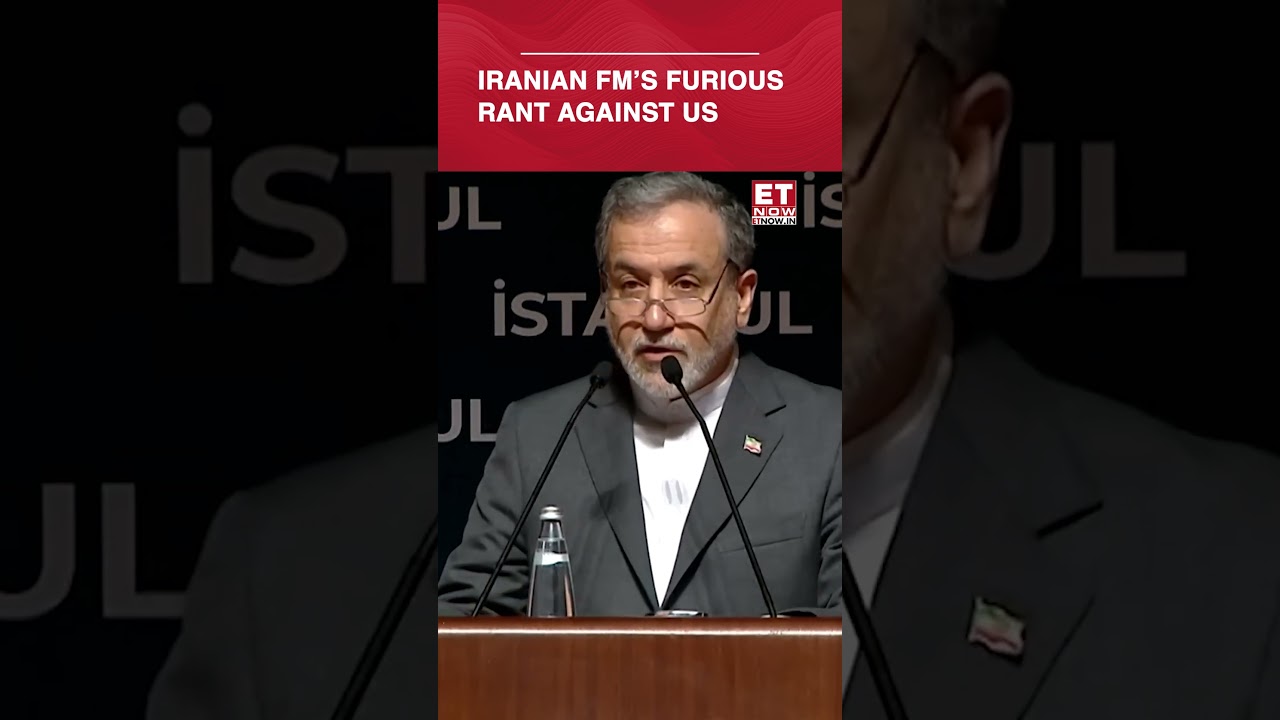 Iran Foreign Minister&rsquo;s Furious Rant Against US Goes Viral | #etnow #abbasaraghchi #shorts