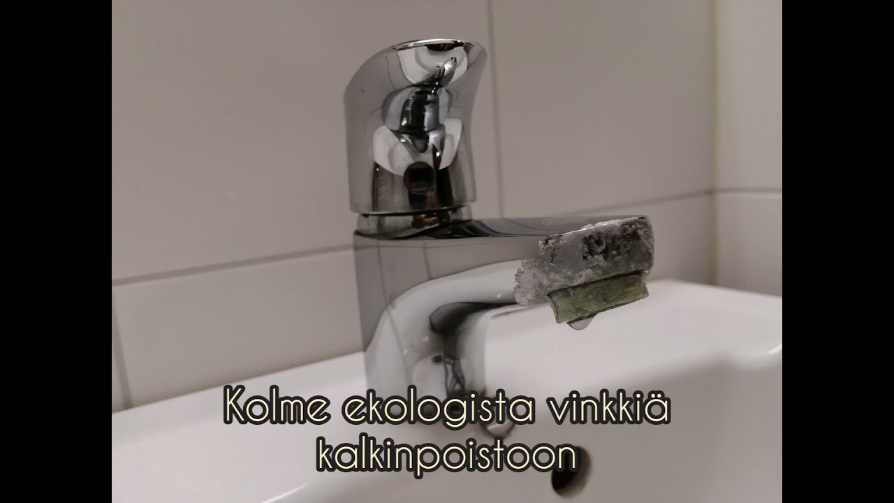 Kolme ekologista vinkkiä kalkinpoistoon